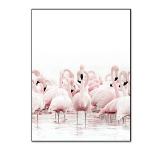 Plakat na ścianę Flamingos
