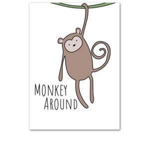 Plakat dla dzieci Monkey Around